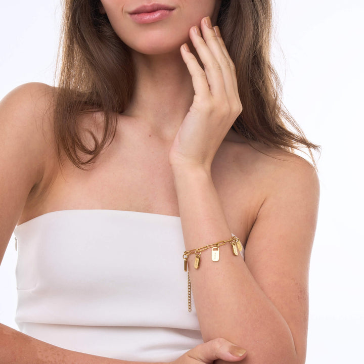 Braccialetto con ciondoli personalizzato