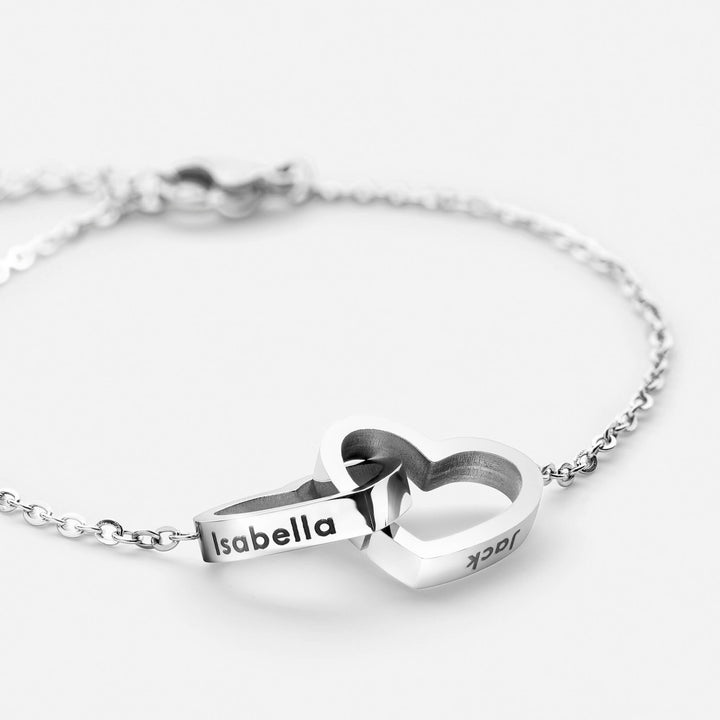 Braccialetto con cuore personalizzato
