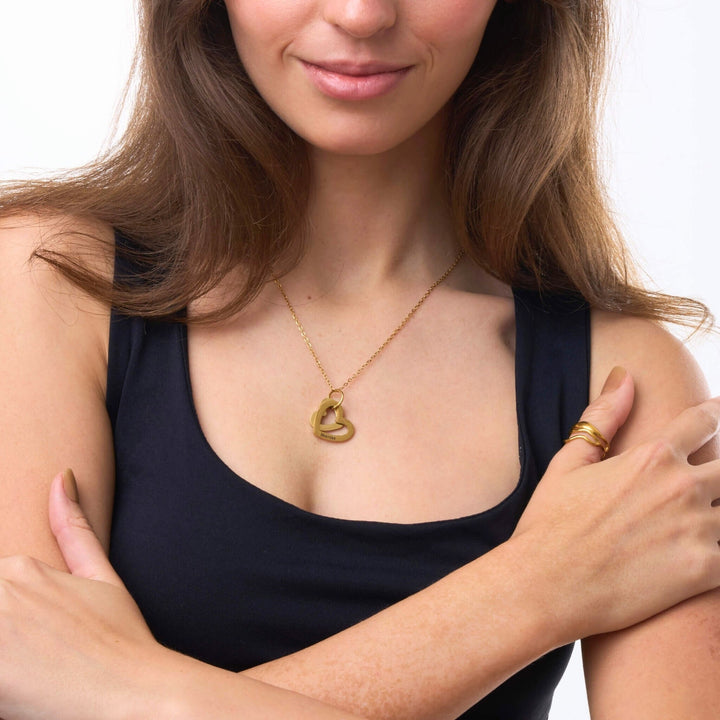 Collana con ciondolo a forma di cuore