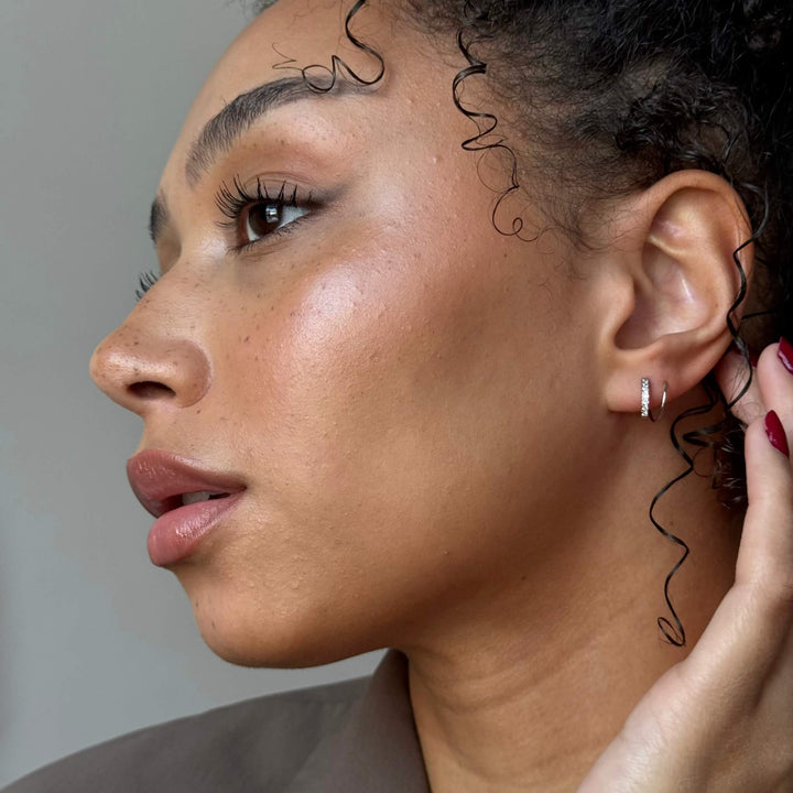 Orecchini doppi in cristallo