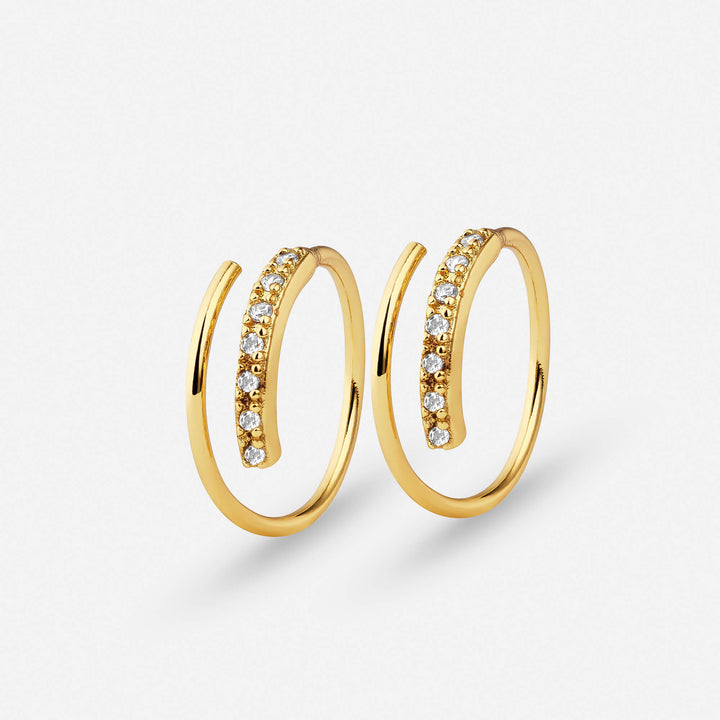 Orecchini doppi in cristallo