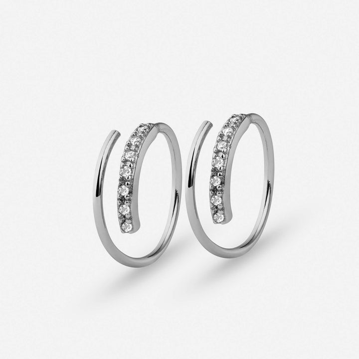 Orecchini doppi in cristallo