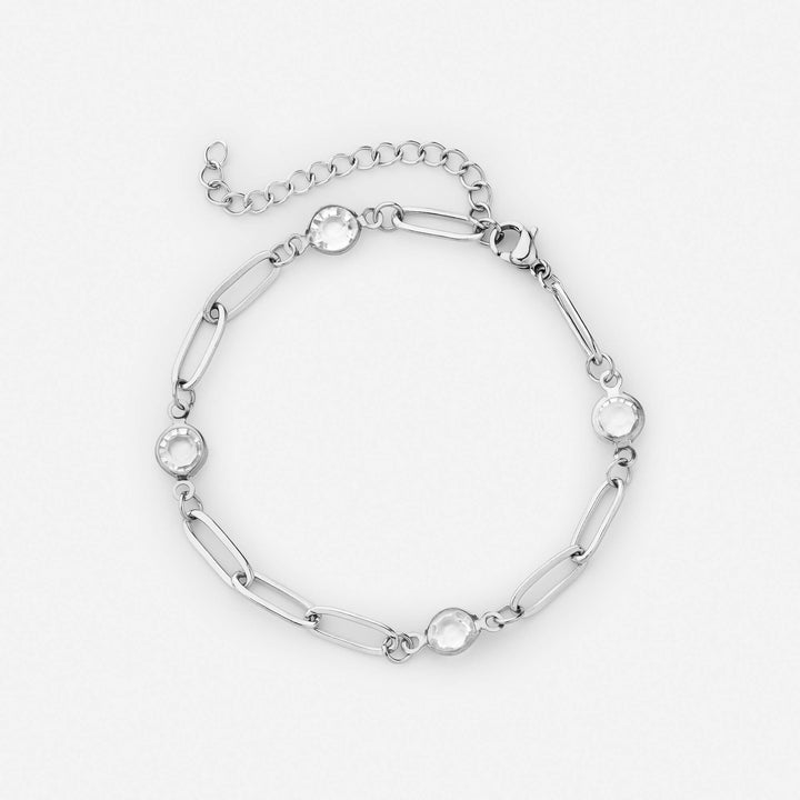 Bracciale con pietra di diamante